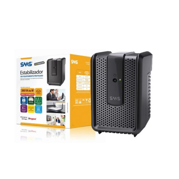 ESTABILIZADOR BIVOLT 300VA REVOLUTION SPEEDY USP300BI SMS BOX - Imagem 3