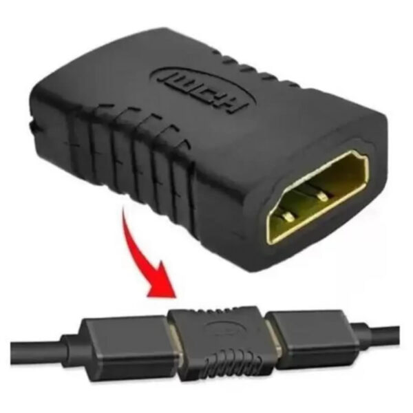 ADAPTADOR HDMI FÊMEA X HDMI FÊMEA EMENDA EXBOM BOX - Imagem 3