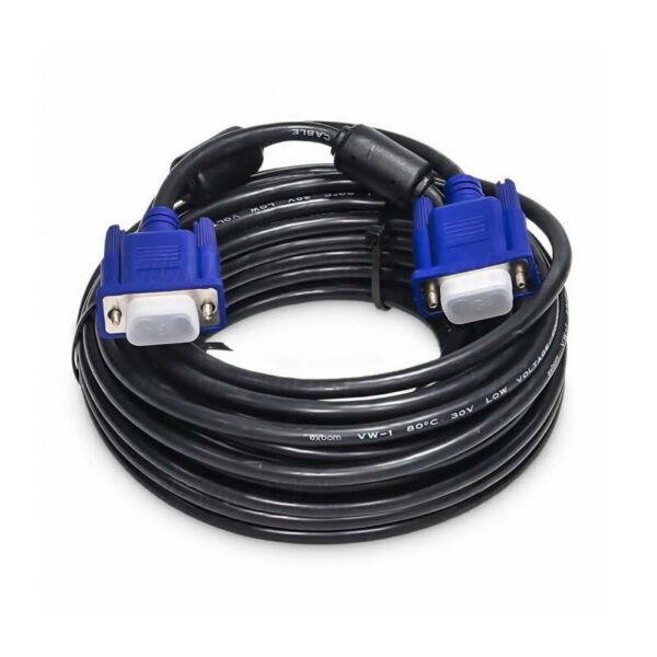 CABO USB 10M VGA MACHO PARA VGA MACHO CBX-MVGA100 EXBOM BOX - Imagem 2