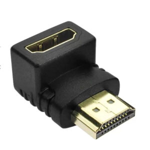 ADAPTADOR HDMI MACHO PARA HDMI FÊMEA 90 GRAUS EXBOM BOX