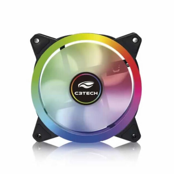 COOLER FAN PARA GAB. F7-L140M 120MM RGB P/CONTROLADORA C3TECH BOX - Imagem 3