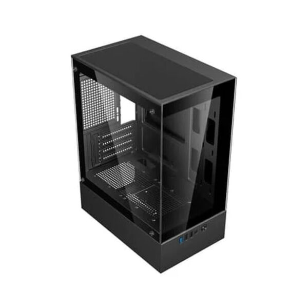 GABINETE MATX GAMER BG-053 S/FONTE C/VIDRO PRETO BLUECASE BOX - Imagem 2