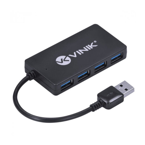 HUB USB 3.0 4 PORTAS HUV-30 PRETO VINIK BOX - Imagem 3