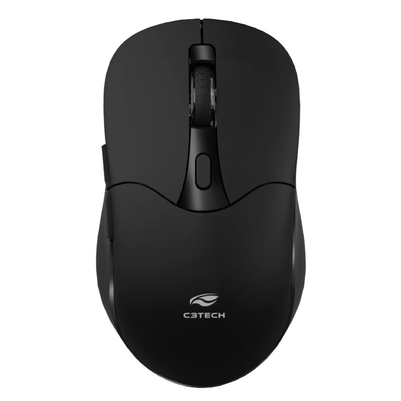 MOUSE S/FIO RECARREG BLUETOOTH+ADAP/NANO M-BT60BK PRETO C3TECH BOX