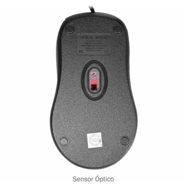 MOUSE USB MO-M235 OFFICE 1200 DPI PRETO K-MEX BOX - Imagem 4