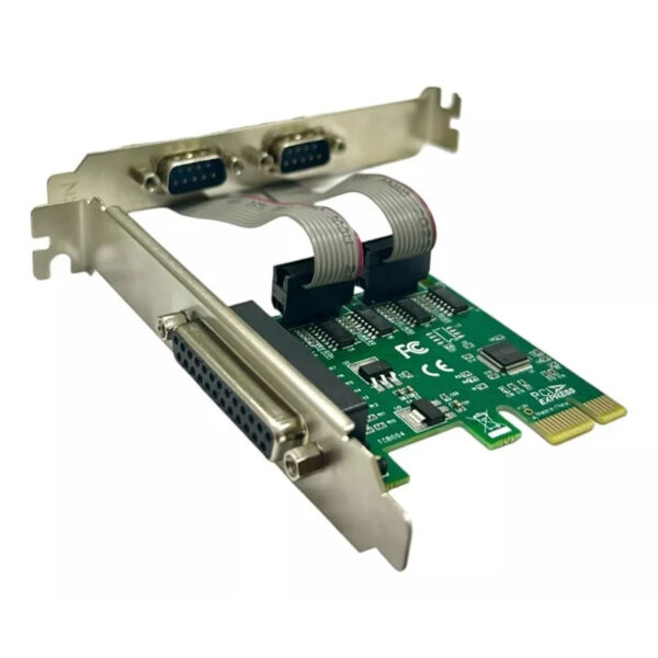 PLACA DE REDE PCI-E C/ 2 SERIAL E 1 PARALELA KP-T105 KNUP BOX