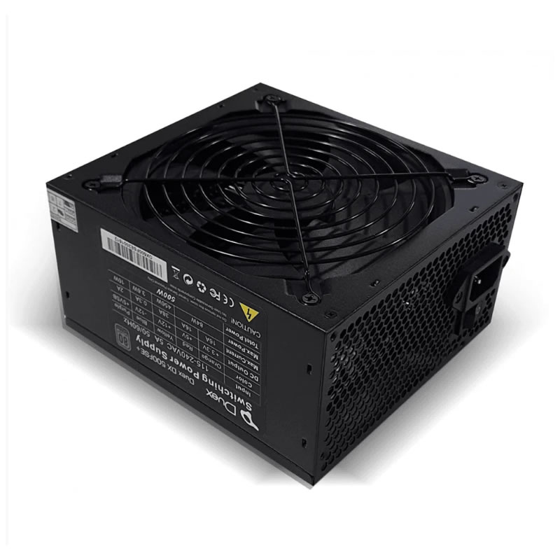 FONTE ATX 500W DX500FSE 3 SATA 2 IDE DUEX BOX