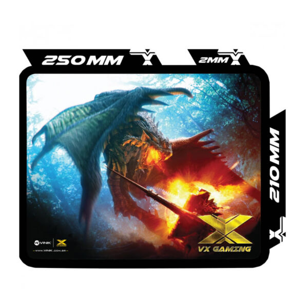 MOUSE PAD GAMER BATTLE 25CM X 21CM VINIK BOX - Imagem 3