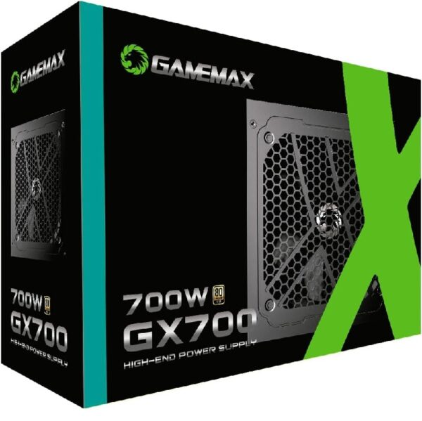 FONTE ATX 700W GX700 PFC ATIVO 80 PLUS GOLD GAMEMAX BOX