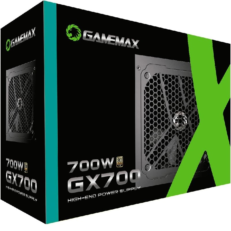 FONTE ATX 700W GX700 PFC ATIVO 80 PLUS GOLD GAMEMAX BOX
