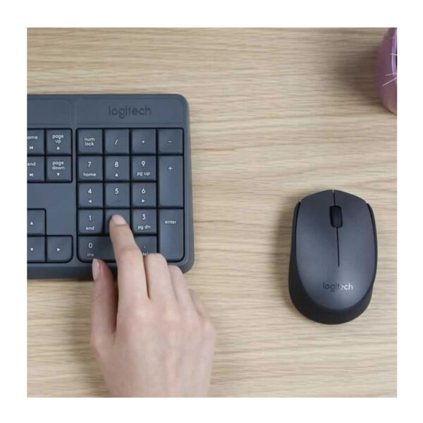 KIT TECLADO | MOUSE MK235 OFFICE WIRELESS LOGITECH BOX - Imagem 5