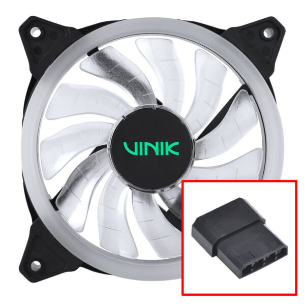 COOLER FAN PARA GAB. 120MM VRINGFHFX5 FRGB VINIK BOX - Imagem 2