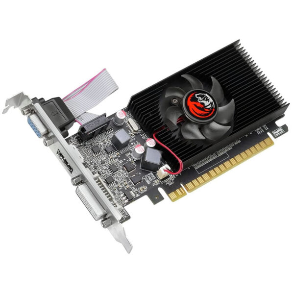 PLACA DE VIDEO 2GB GT 610 PAKGT6102GBDR3SF DDR3 64 BITS GEFORCE VGA HDMI DVI-I KIT LP PCYES BOX - Imagem 2