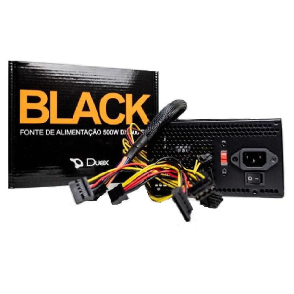 FONTE ATX 500W DX500FSE 3 SATA 2 IDE DUEX BOX - Imagem 4