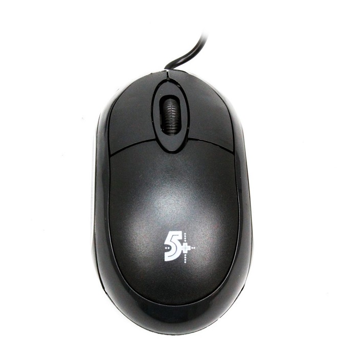 MOUSE USB 015-0043 1000 DPI PRETO 5+ OFFICE BOX