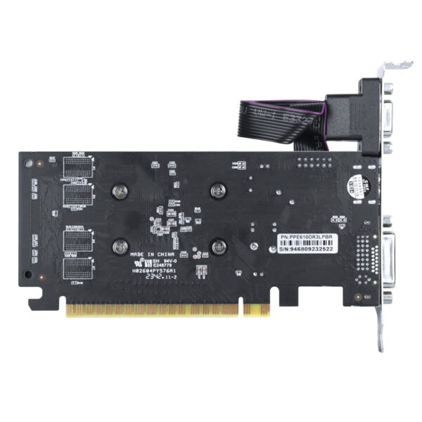 PLACA DE VIDEO 1GB G210 PPE210DR3SFBR DDR3 64 BITS GEFORCE VGA HDMI DVI-I LP PCYES BOX - Imagem 4