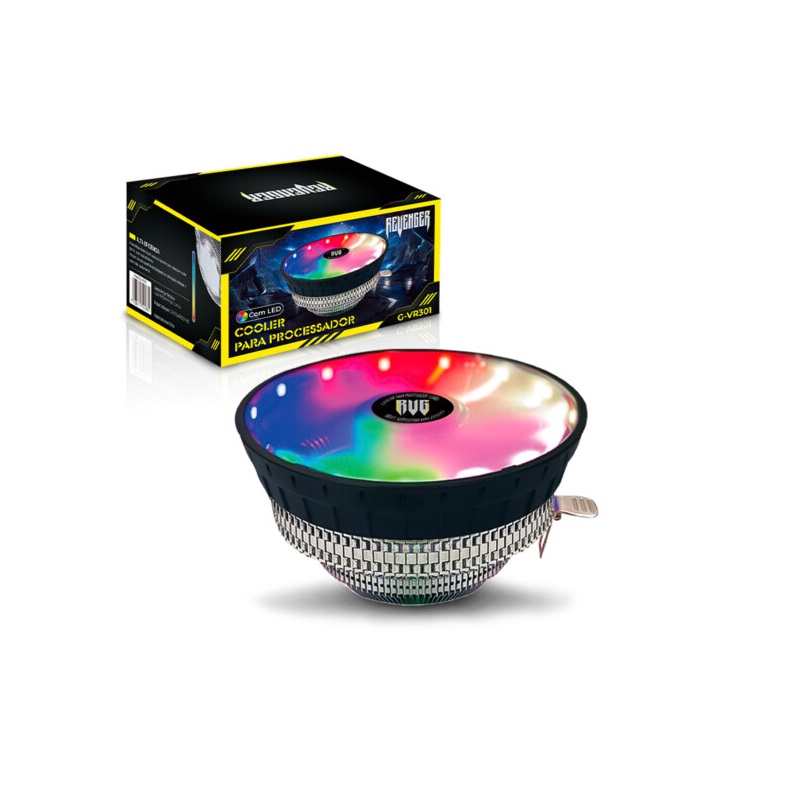 COOLER PARA PROCESSADOR UNIVERSAL G-VR301 INTEL/AMD REVENGER BOX