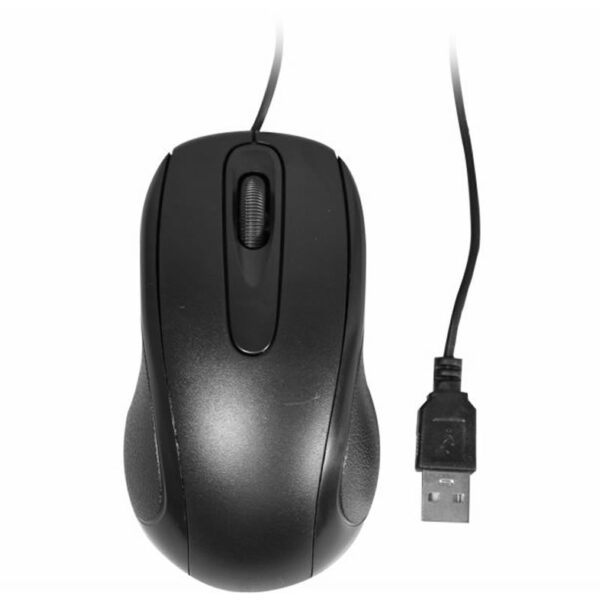MOUSE USB MO-M235 OFFICE 1200 DPI PRETO K-MEX BOX - Imagem 3
