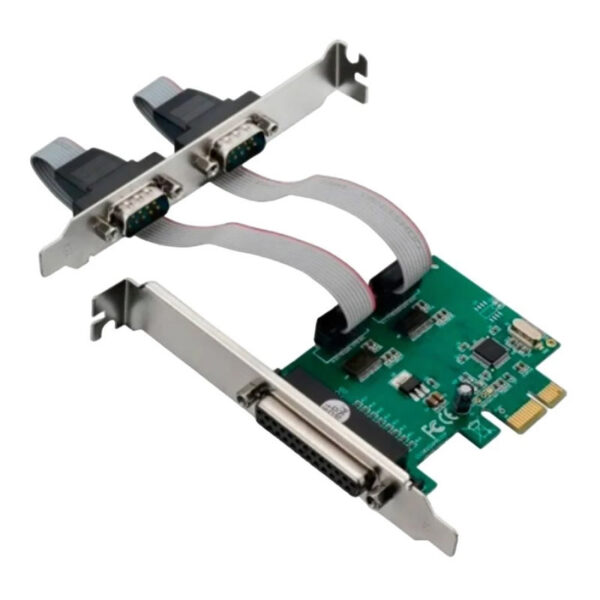 PLACA DE REDE PCI-E C/ 2 SERIAL E 1 PARALELA KP-T105 KNUP BOX - Imagem 2