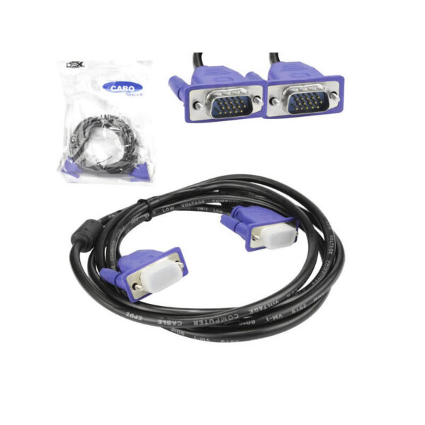 CABO VGA 1,8M VGA MACHO PARA VGA MACHO VG18 DEX BOX - Imagem 2