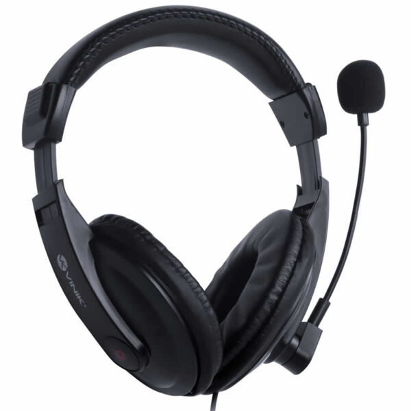 FONE DE OUVIDO HEADSET OFFICE FM35 GO PLAY C/MIC P2 VINIK BOX - Imagem 2