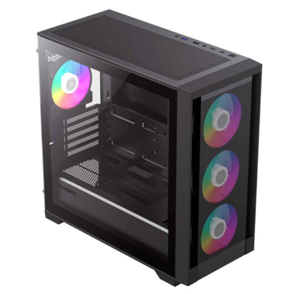 GABINETE MICRO ATX GAMER DEFENDER X614100901735 S/FONTE GAMEMAX BOX - Imagem 4