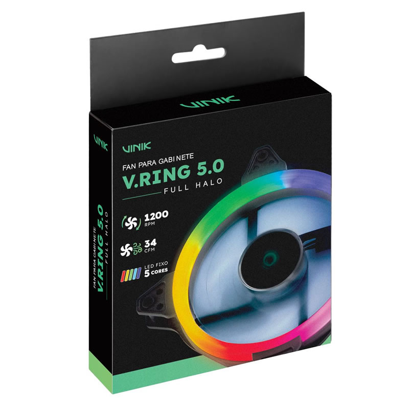 COOLER FAN PARA GAB. 120MM VRINGFHFX5 FRGB VINIK BOX