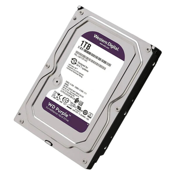 HD 1000GB SATA 3 WD11PURZ 5400 RPM DESKTOP PURPLE SURVEILLANCE WESTERN DIGITAL - Imagem 3