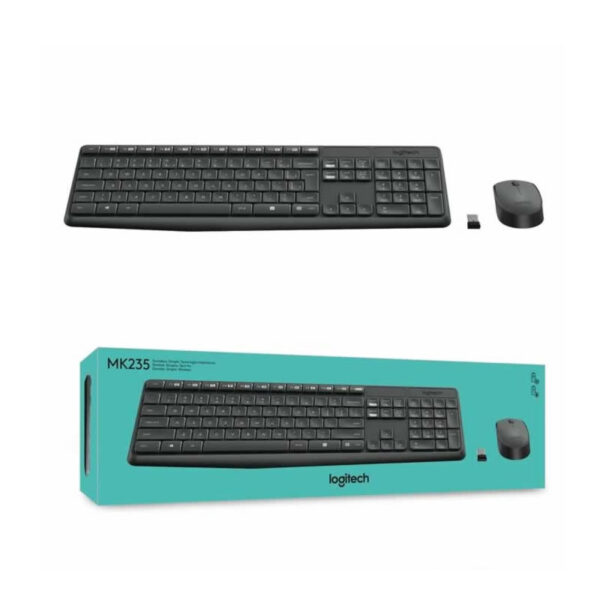 KIT TECLADO | MOUSE MK235 OFFICE WIRELESS LOGITECH BOX