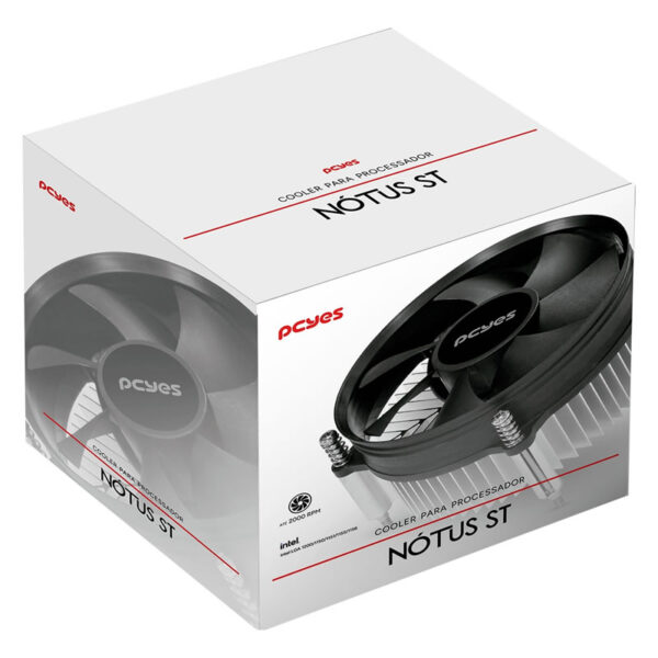 COOLER PARA PROCESSADOR INTEL PAC95PRSL ST65W LGA 115X/1200 NOTUS PCYES BOX - Imagem 2
