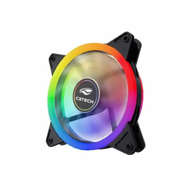 COOLER FAN PARA GAB. F7-L140M 120MM RGB P/CONTROLADORA C3TECH BOX - Imagem 2