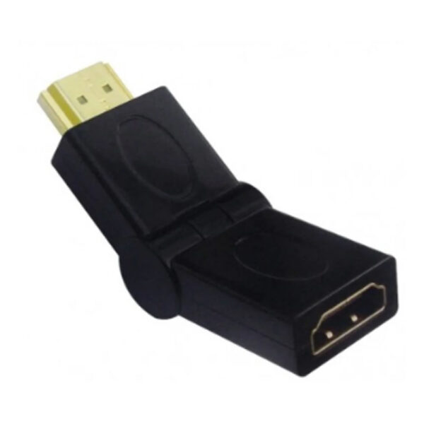 ADAPTADOR HDMI FÊMEA PARA HDMI MACHO 180 GRAUS GNRC OEM - Imagem 5