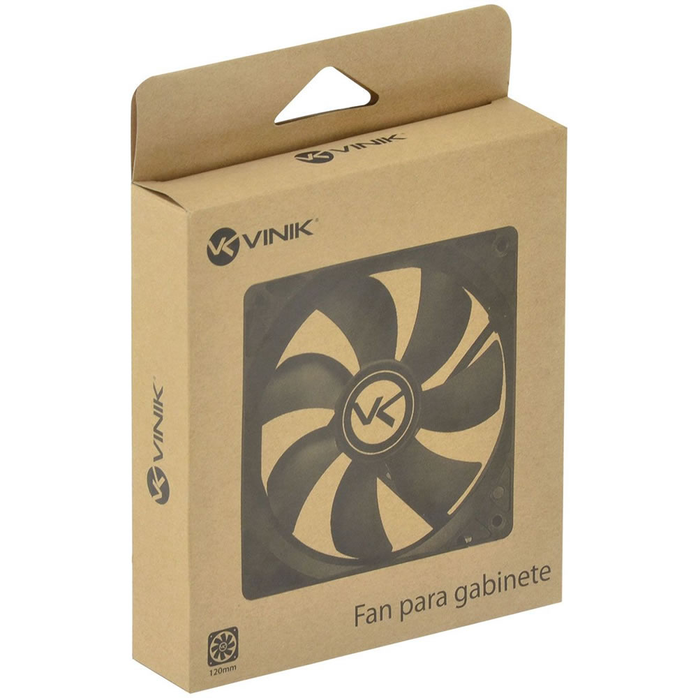 COOLER FAN PARA GAB. 120MM CF120 PRETO VINIK BOX - Imagem 4