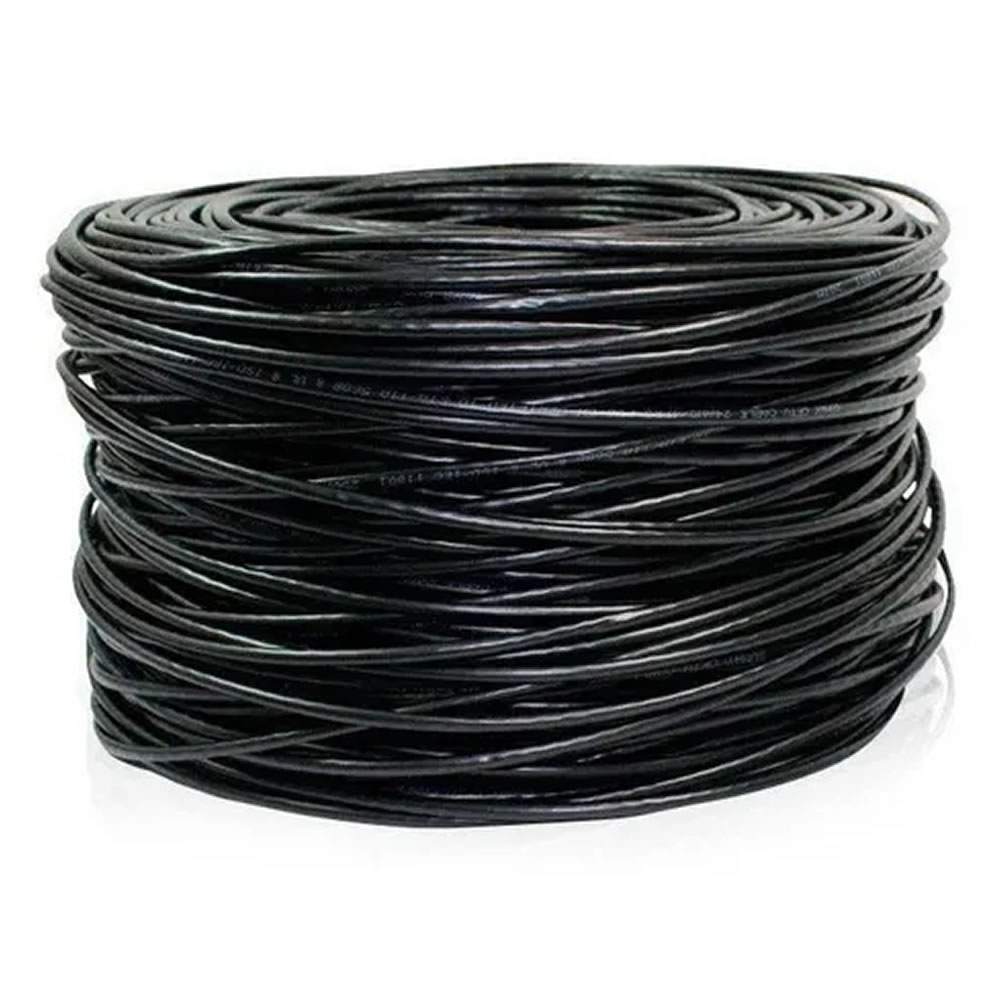 CAIXA DE CABO CFTV 300 METROS PRETO MEGATRON BOX - Imagem 3