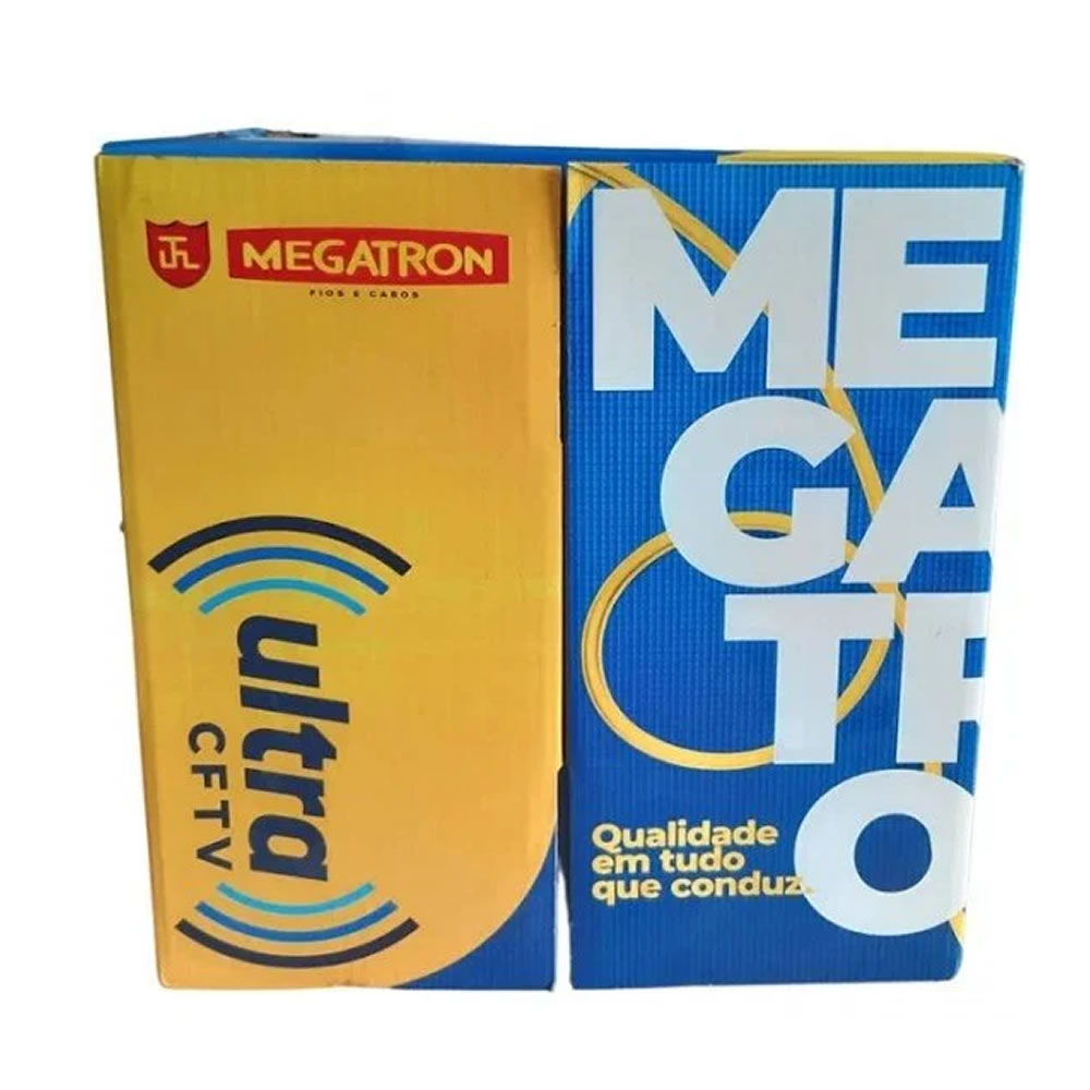 CAIXA DE CABO CFTV 300 METROS PRETO MEGATRON BOX - Imagem 4
