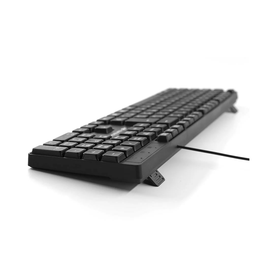 TECLADO USB BASIC KB-M10BK ABNT2 PRETO C3TECH BOX - Imagem 2