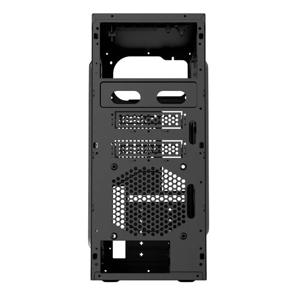 GABINETE ATX OFFICE 1 BAIA BPC-C3135 S/FONTE USB 2.0 PRETO BRAZIL PC BOX - Imagem 2