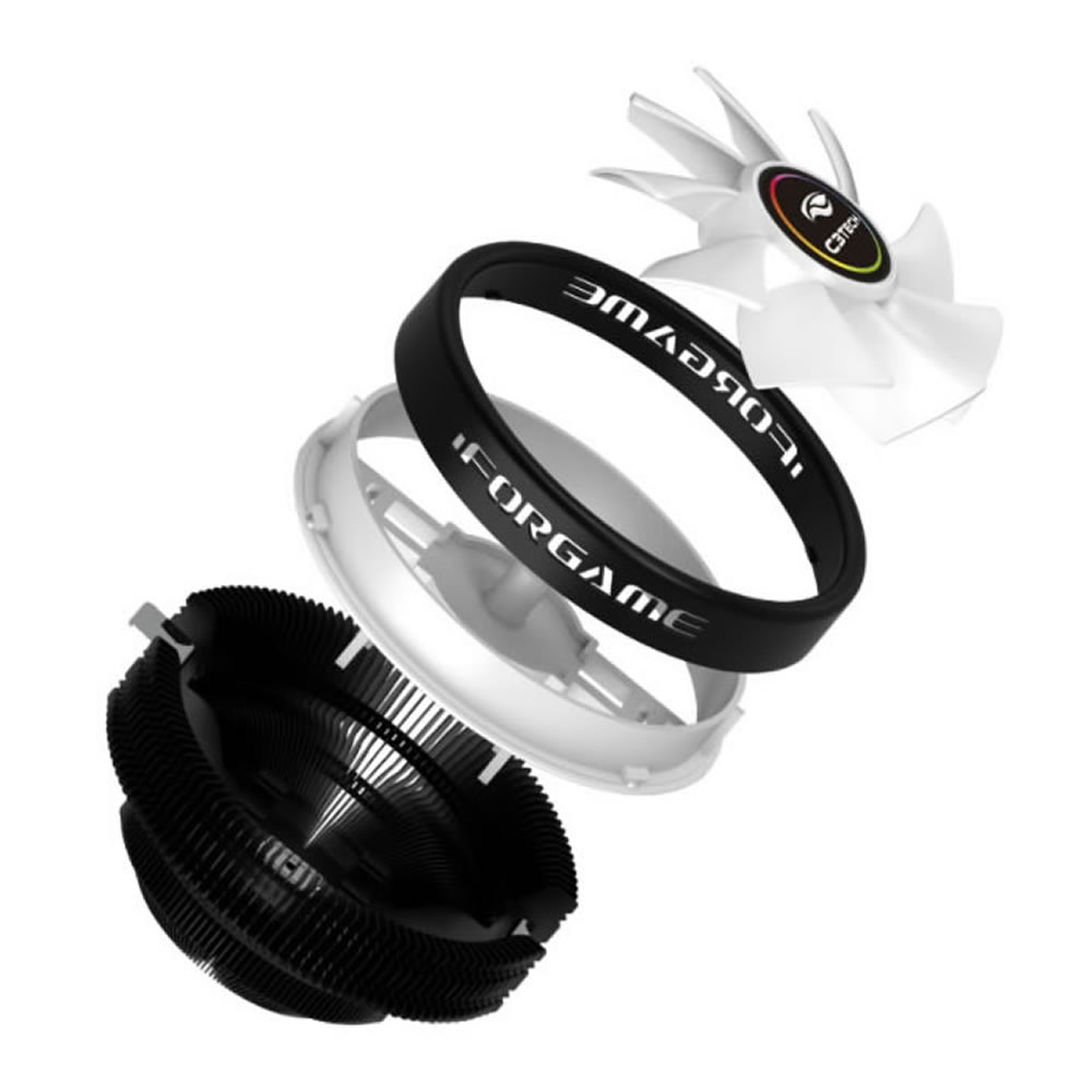 COOLER PARA PROCESSADOR UNIVERSAL FC-L50RGB RGB C3TECH BOX - Imagem 3