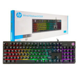 TECLADO USB GAMER K500F RGB HP BOX