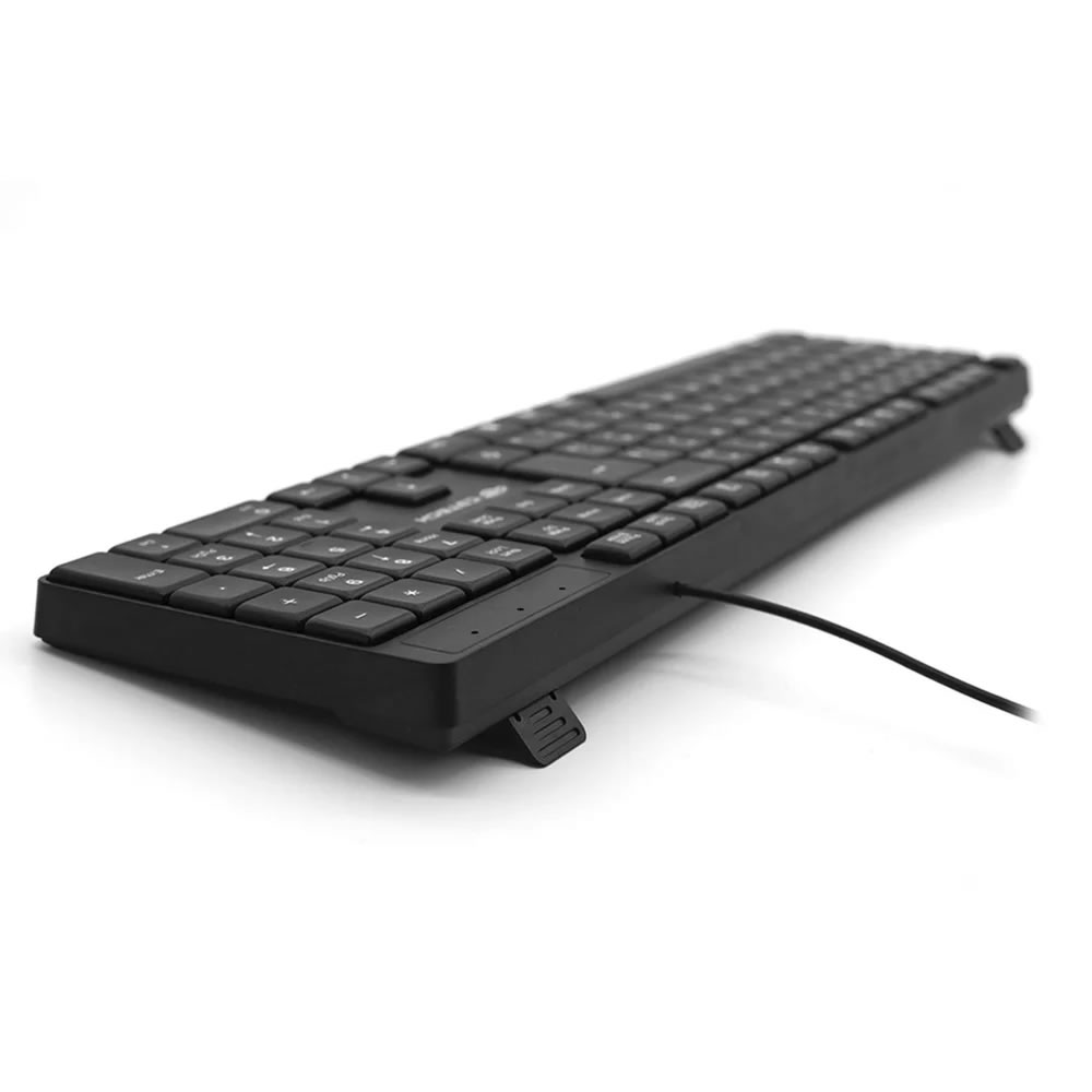 TECLADO USB BASIC KB-M11BK ABNT2 PRETO C3TECH BOX - Imagem 4