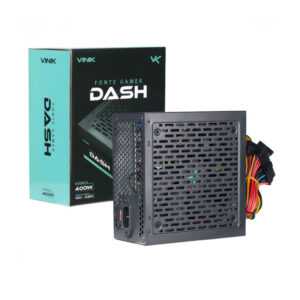 FONTE ATX 400W 20/24 PINOS VFG400WPV3 2* SATA 2* IDE DASH VINIK BOX