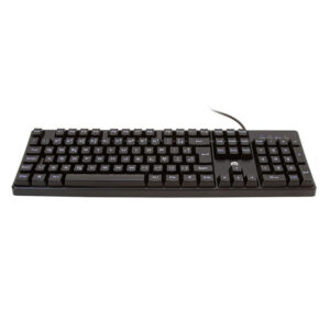 TECLADO USB GAMER MEMBRANA K300 FRGB PRETO HP BOX