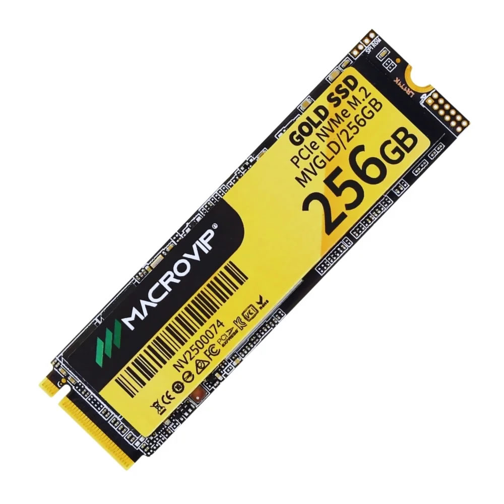 SSD 256GB NVME MVGLD/256GB GOLD M.2 MACROVIP BOX - Imagem 4