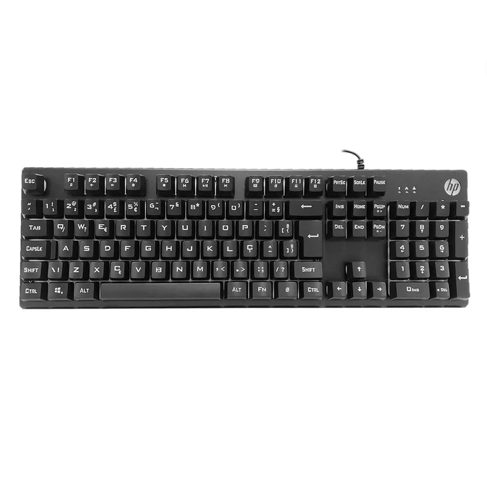 TECLADO USB GAMER K500F RGB HP BOX - Imagem 3