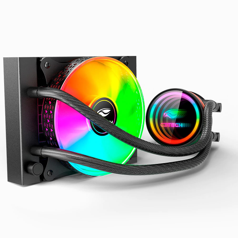WATER COOLER 120MM FC-W120RGB RGB GAMING C3TECH BOX - Imagem 2