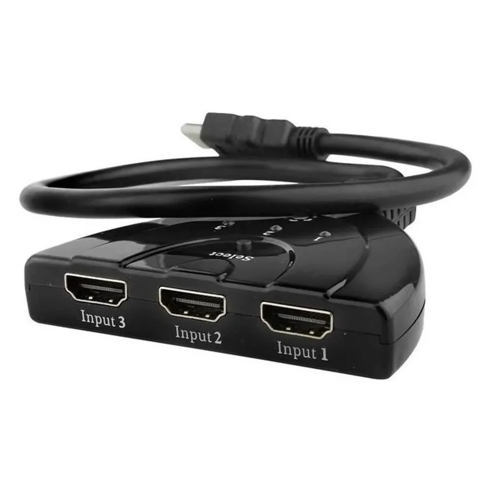 SWITCH 3 ENTRADAS 1 SAIDA HDMI KP-AD133 4K KNUP BOX - Imagem 3