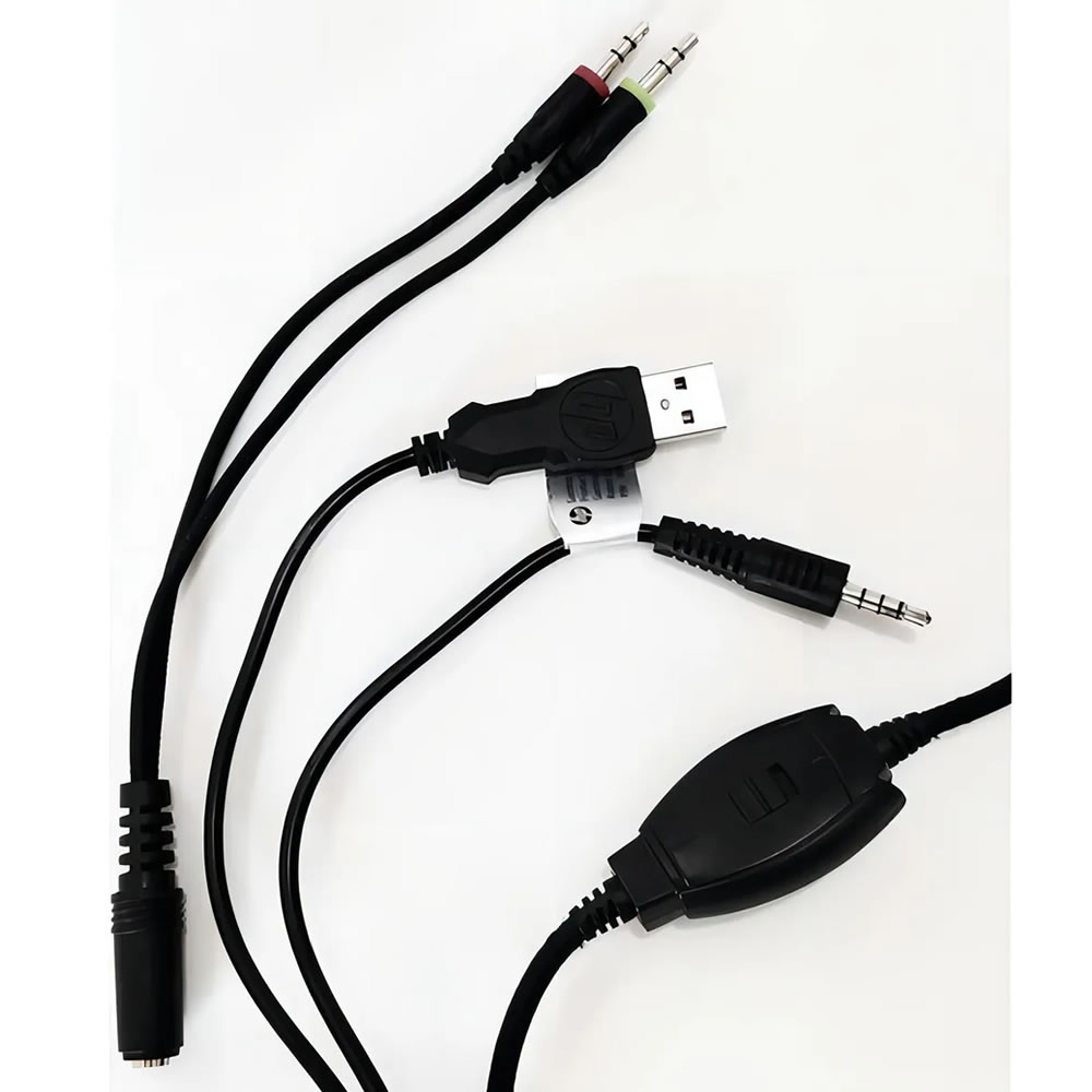 FONE DE OUVIDO HEADSET H220 GAMER P.2 USB HP BOX - Imagem 5