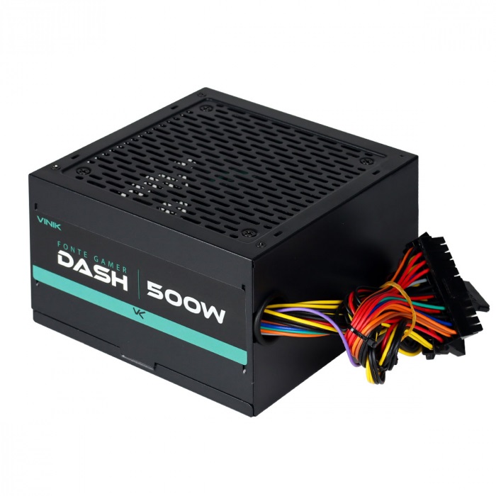 FONTE ATX 500W 20/24 PINOS VFG500WPV3 2* SATA 2* IDE DASH VINIK BOX - Imagem 3