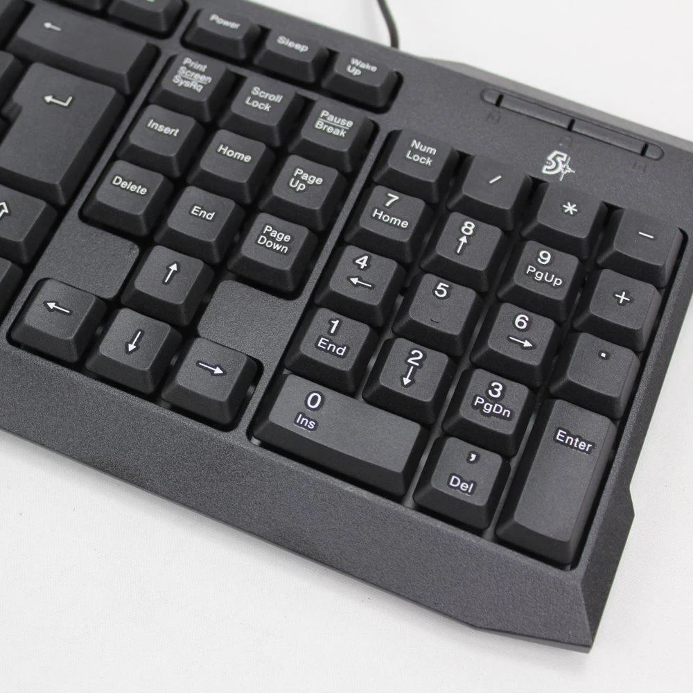TECLADO USB 015-0041 ABNT2 OFFICE PRETO 5+ BOX - Imagem 5