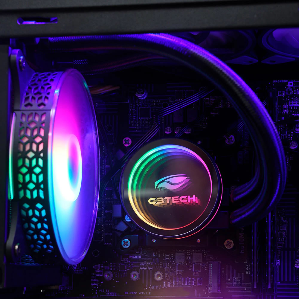 WATER COOLER 120MM FC-W120RGB RGB GAMING C3TECH BOX - Imagem 5